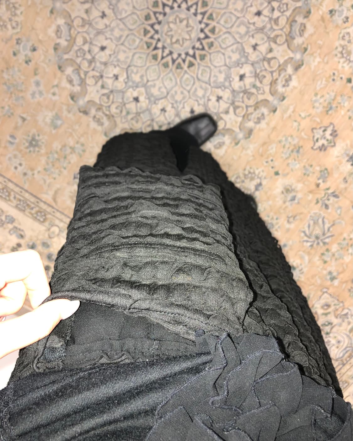 링클 트임 포켓 밴딩 스커트 상품이미지4