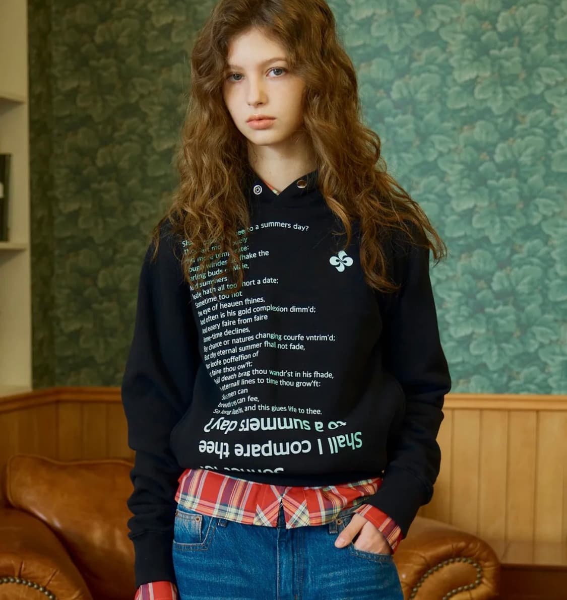 (스탠다드핏) 헤레틱 sonnet 18 후디 후드티 블랙 판매 상품이미지1