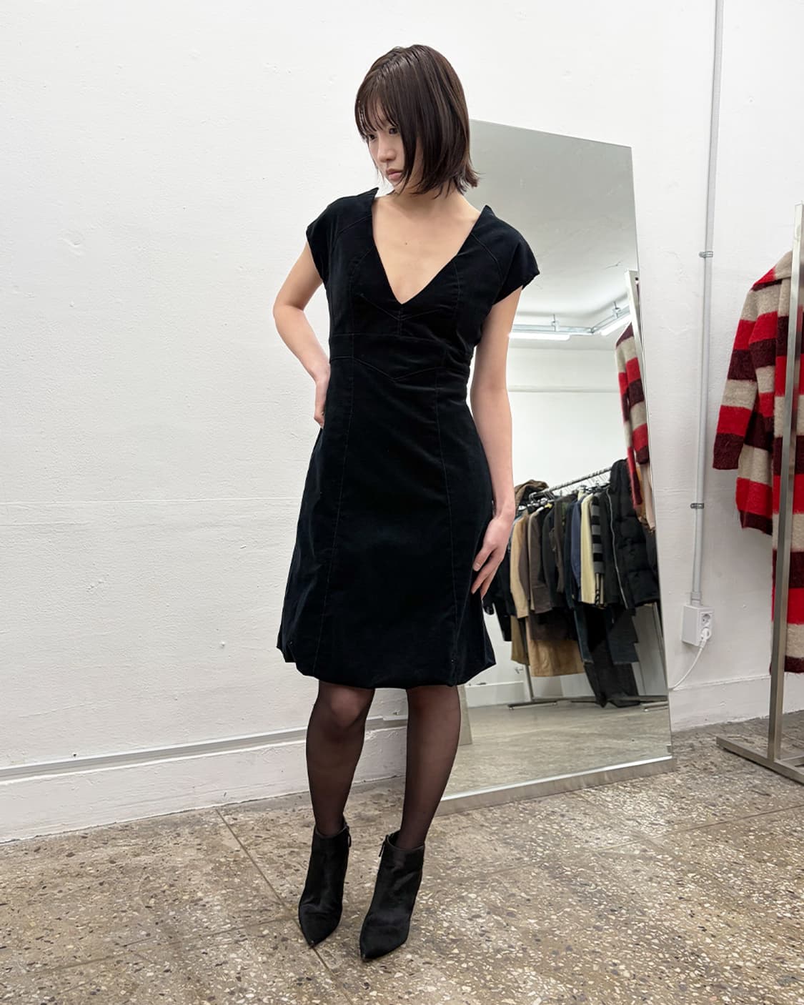 알레산드로 드 베네드띠 패널 벌룬 드레스 상품이미지1