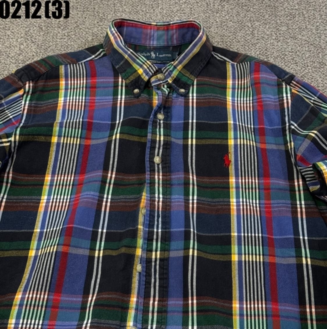 랄프로렌 체크 긴팔 셔츠 상품이미지2