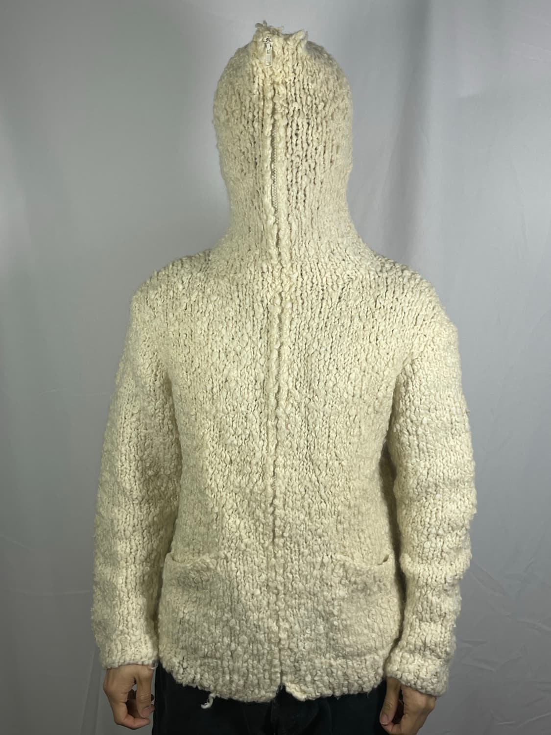 🕑00s good enough wool sweater hoodie 상품이미지4