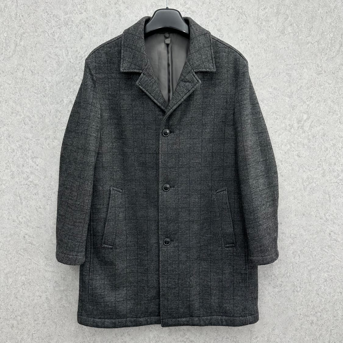95 시리즈 남자 누빔 울 코트 상품이미지1