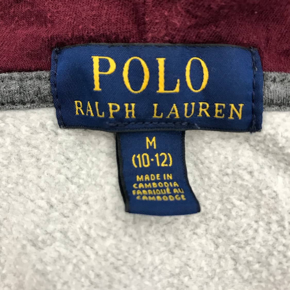 폴로랄프로렌 자수로고 후드집업 [M,10-12사이즈] 상품이미지4