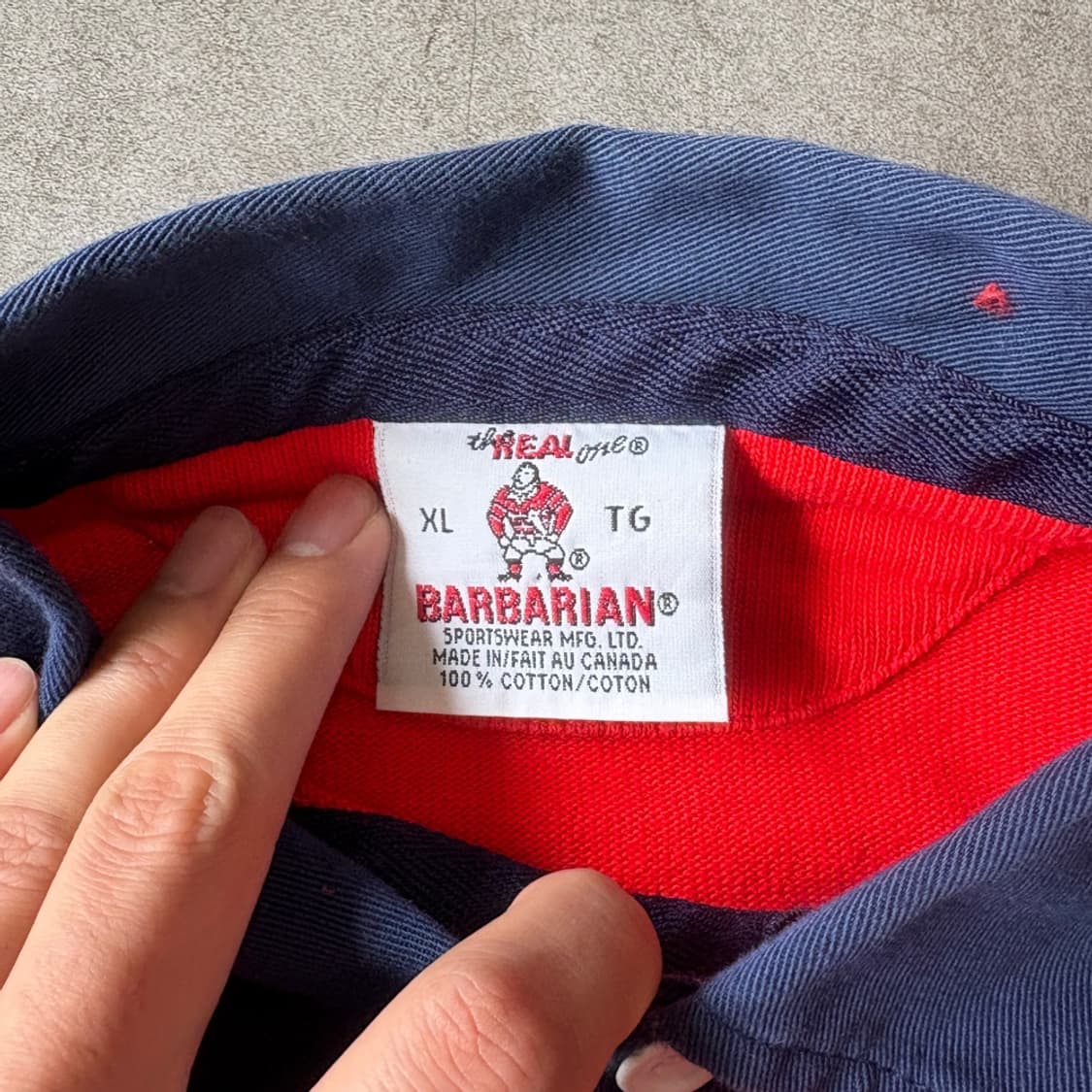 바바리안 정품 럭비 티셔츠 긴팔티 상품이미지7