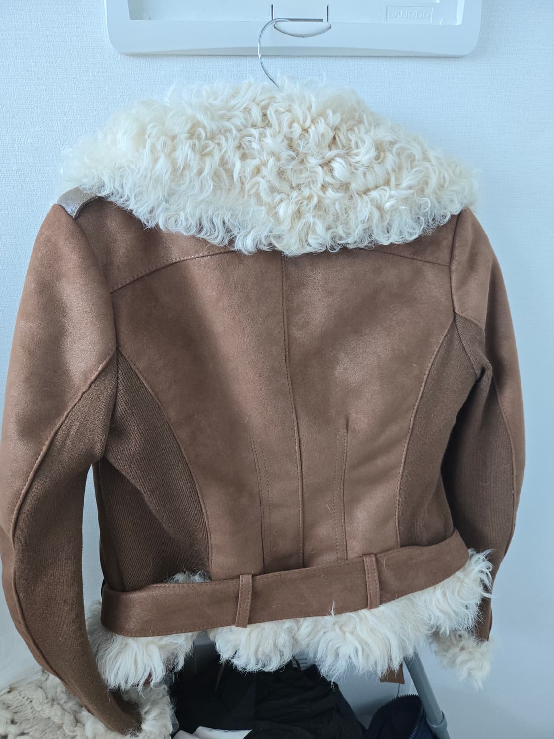 와걸 브라운 양털 무스탕 y2k 페어리 셋트 상품이미지3