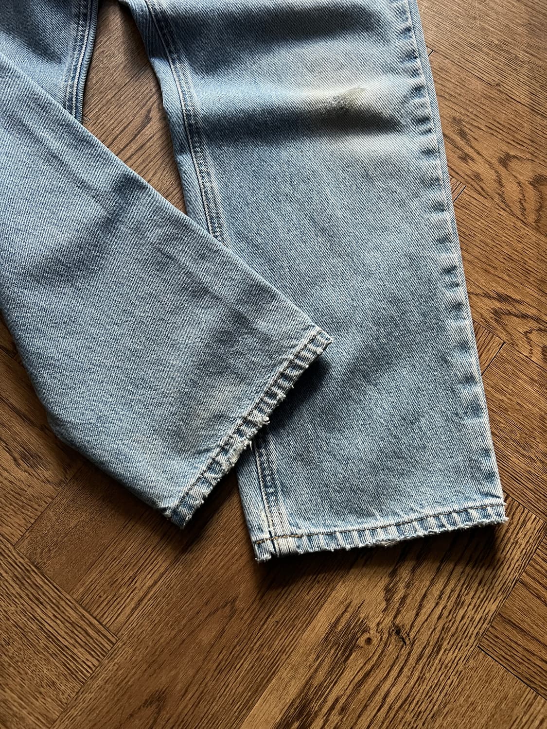 [34]칼하트 USA 빈티지 워싱 워크 데님 팬츠 상품이미지2