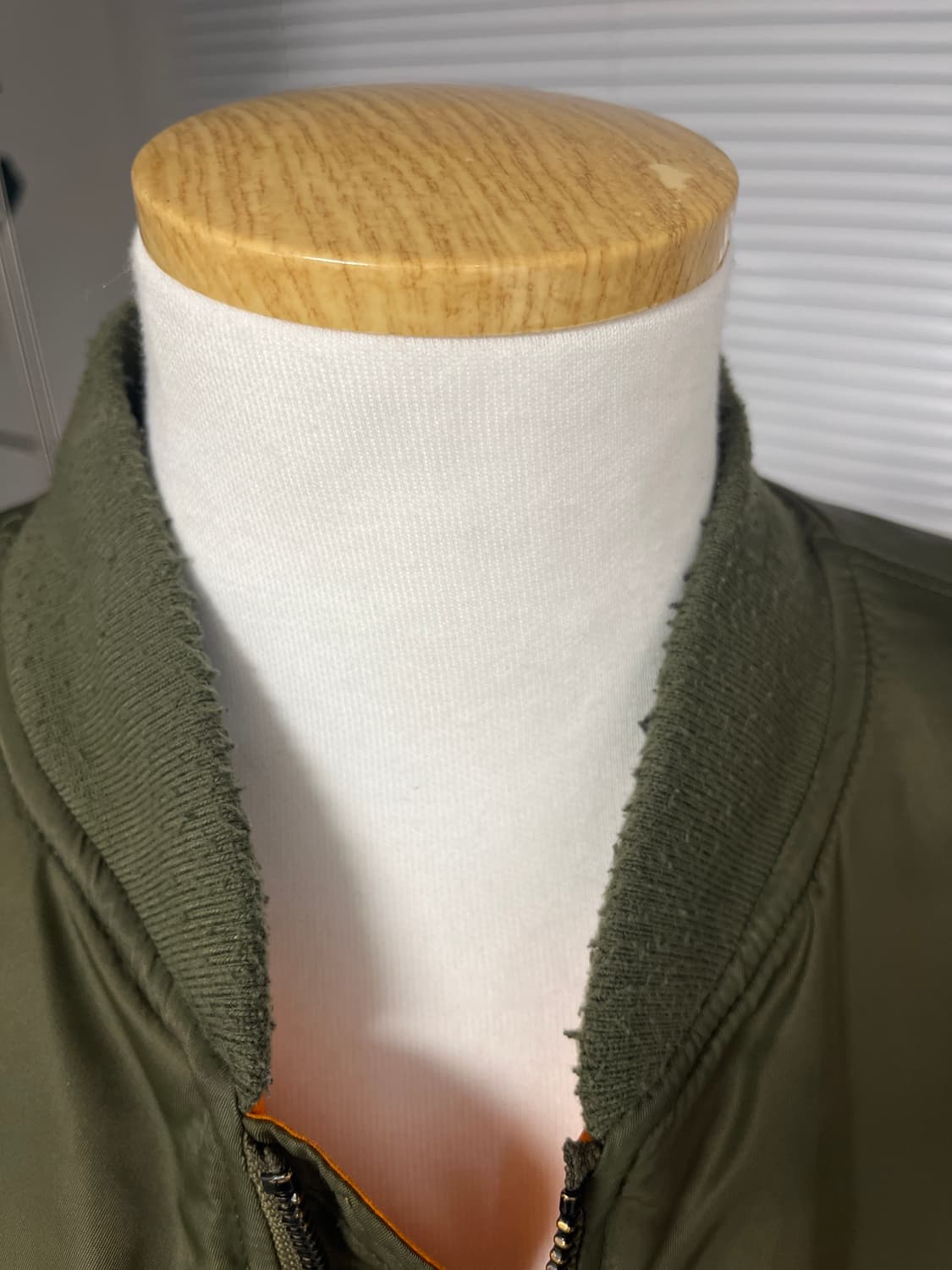 엑스라지 X 에드하디 양면 자수 MA-1 올리브자켓 L 상품이미지6