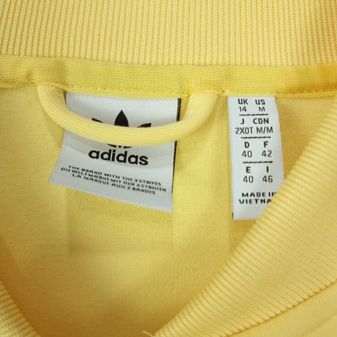 [아디다스] 슈퍼스타 져지 트랙탑 집업 자켓 레몬 M19481 상품이미지6
