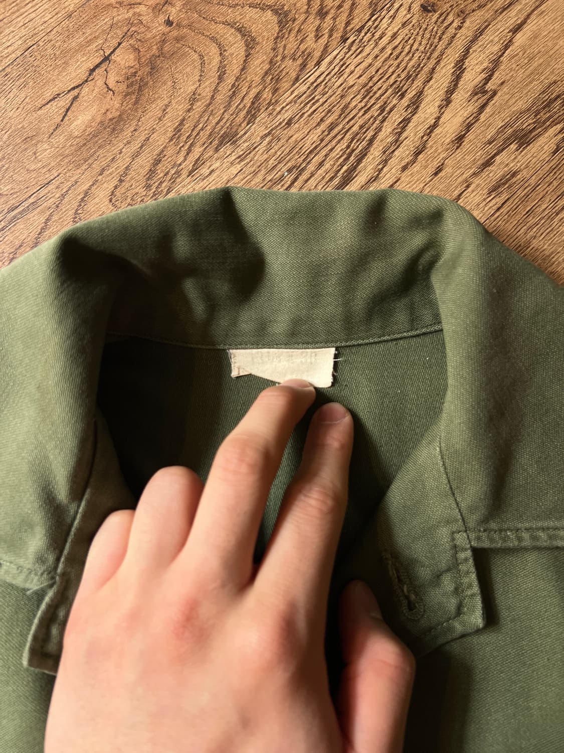 [S]60's 오리지널 U.S ARMY OG-107 밀리터리 셔츠 상품이미지2