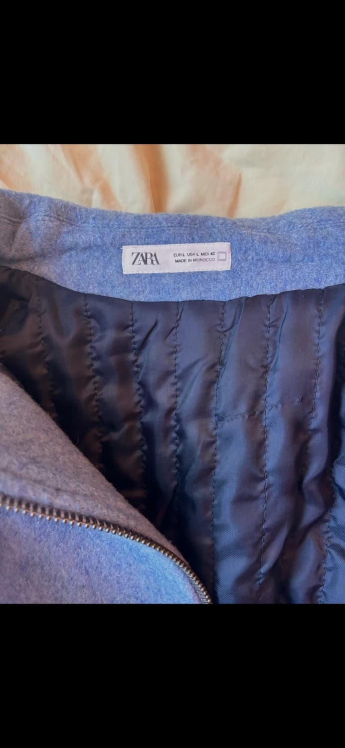 자라 블루 울자켓 상품이미지2