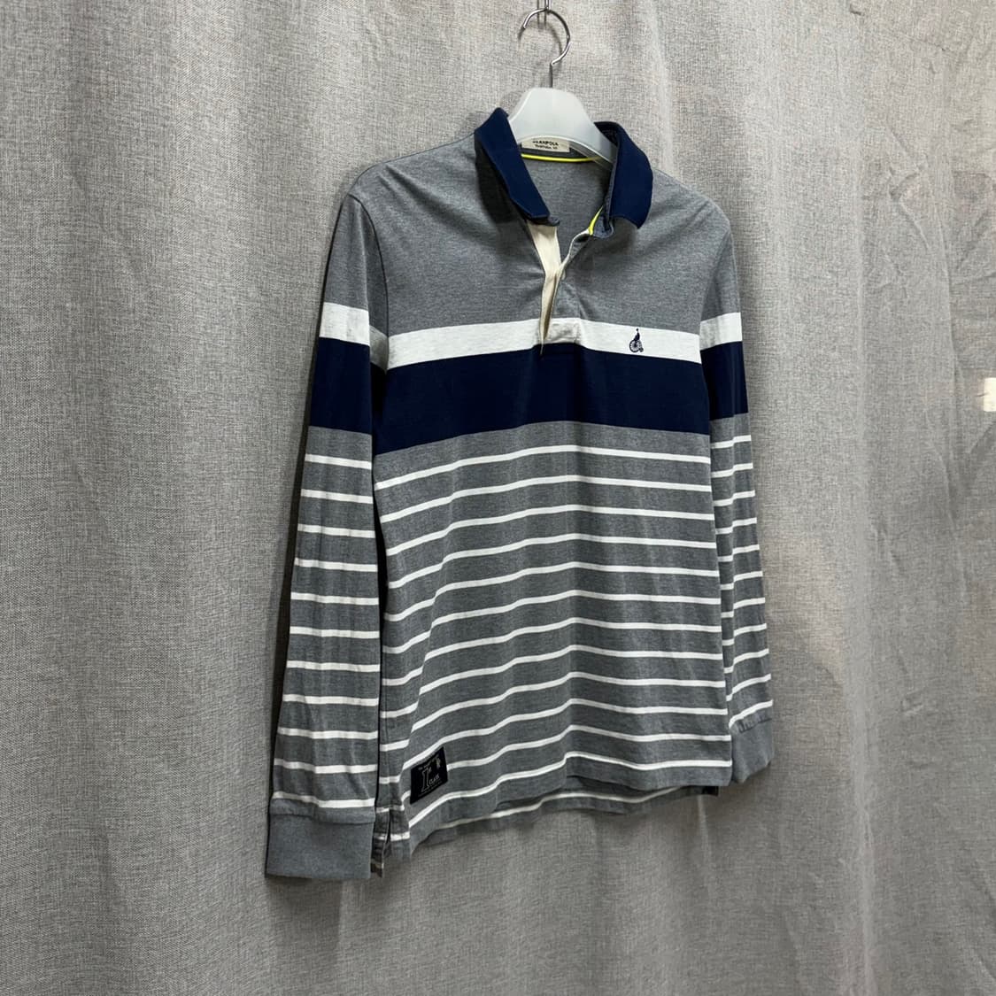 [105] 빈폴 스트라이프 코튼 긴팔 카라티 상품이미지2