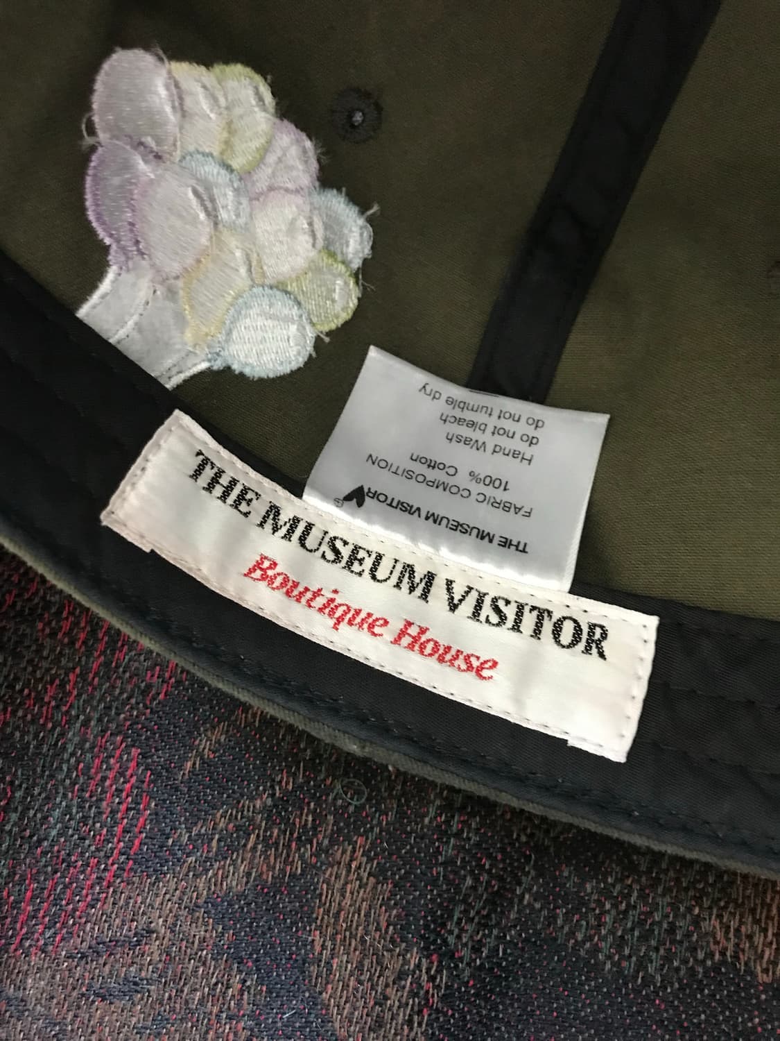 🐇🎈더뮤지엄비지터 RABBIT EMBROIDERY CAP 상품이미지6