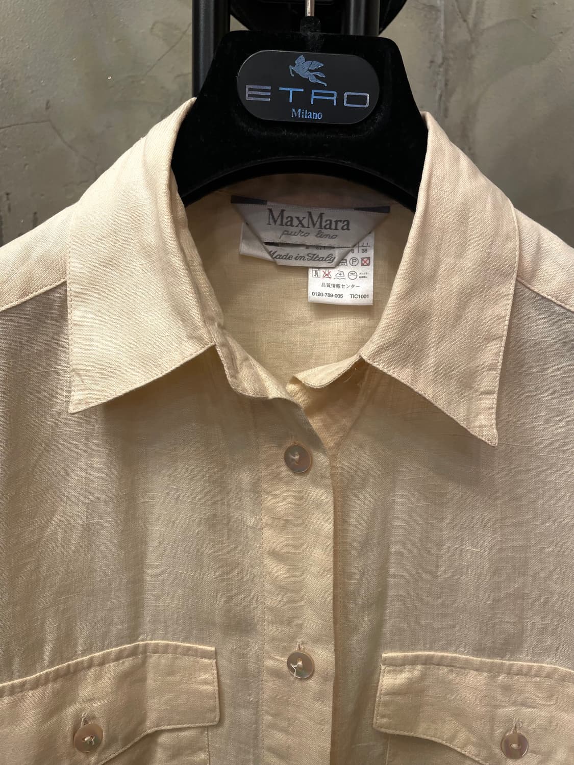 막스마라 린넨 셔츠 블라우스 55 상품이미지2