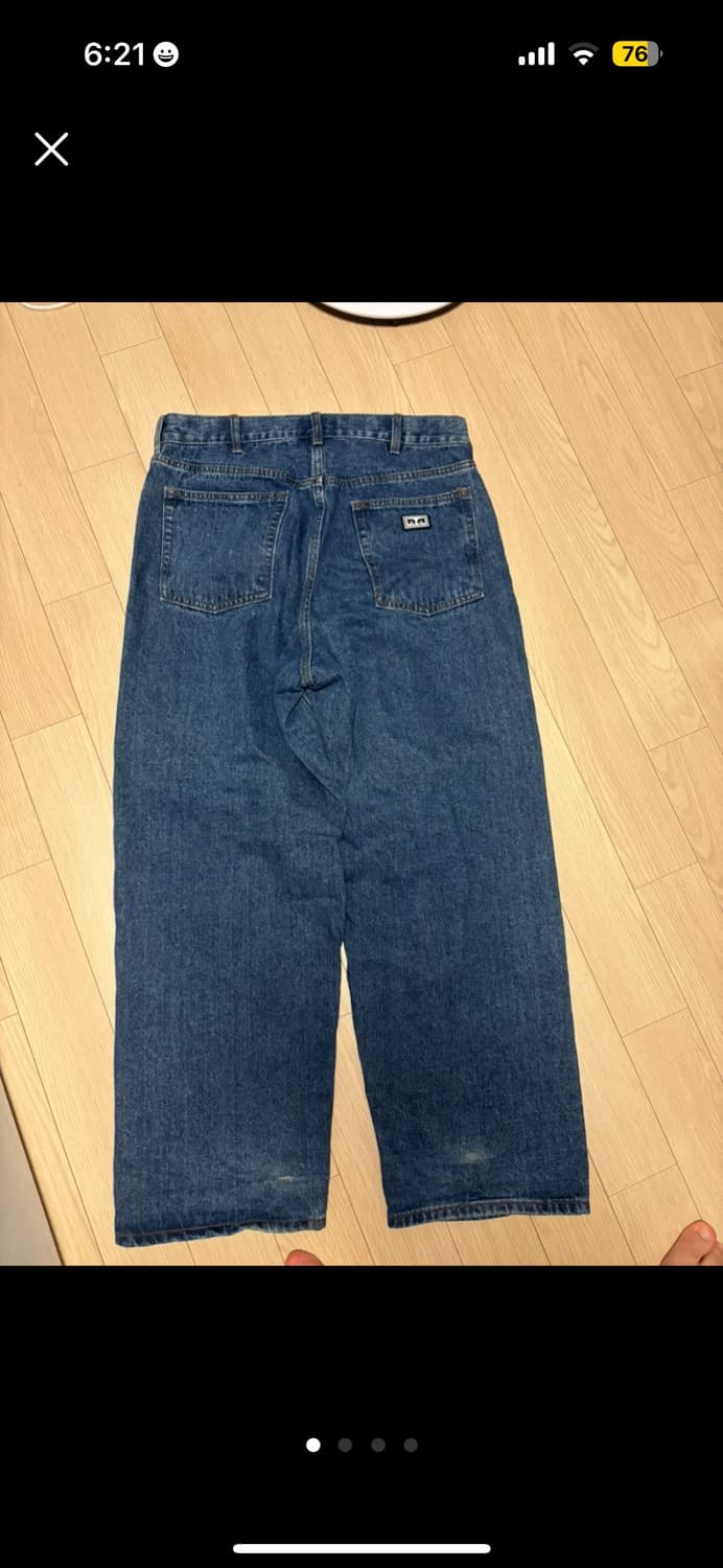 오베이 빅위그 배기 데님 상품이미지1