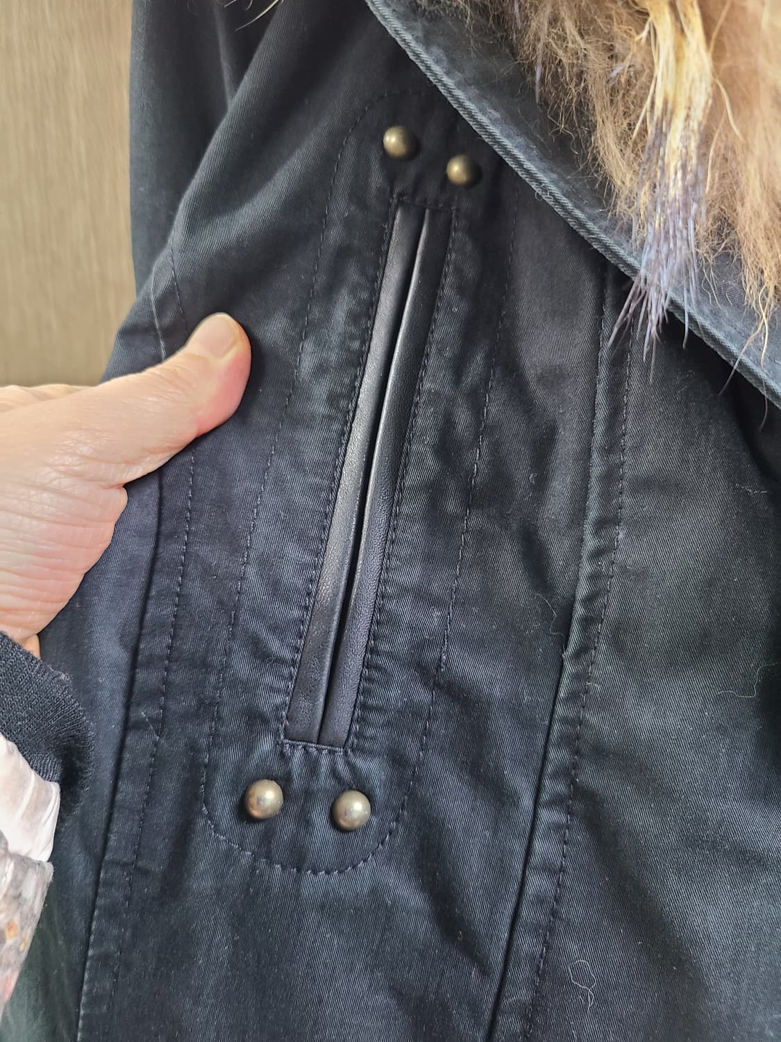 맥케이지 여성 카라 퍼 자켓 상품이미지7