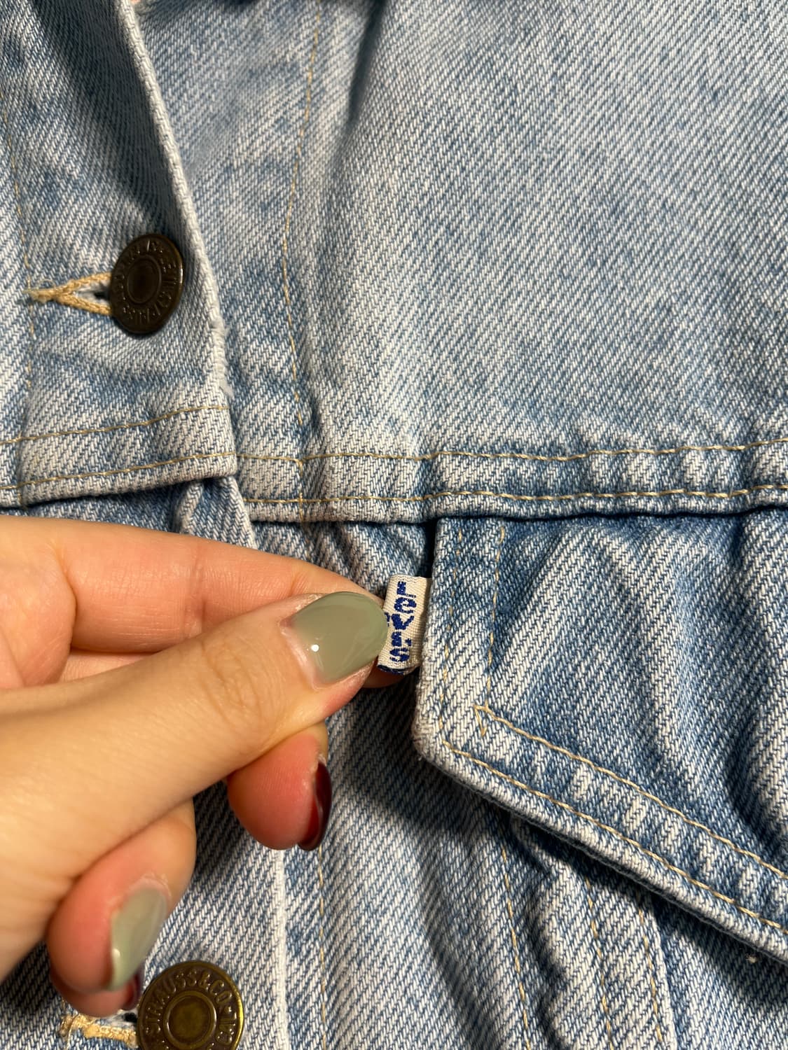 90s Levis 리바이스 데님 자켓 (Made in U.S.A) 상품이미지4