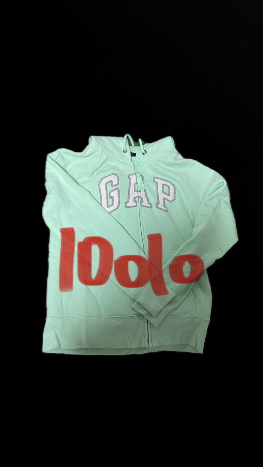 키키 키야 갭 후드집업 민트 상품이미지5