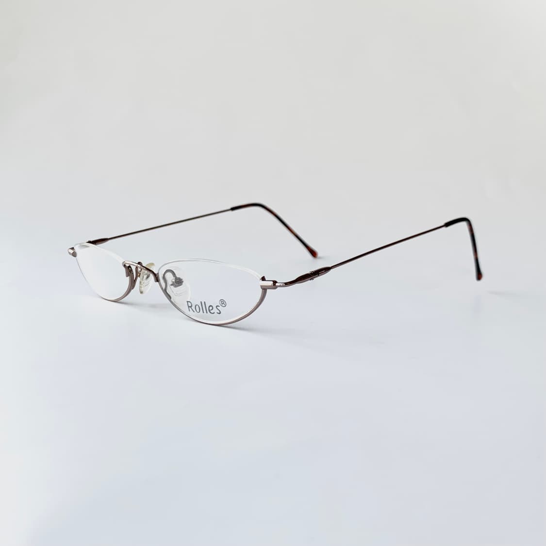 743 데드스탁 언더림 유니크 호피 반무테 라운드 돋보기안경 상품이미지2