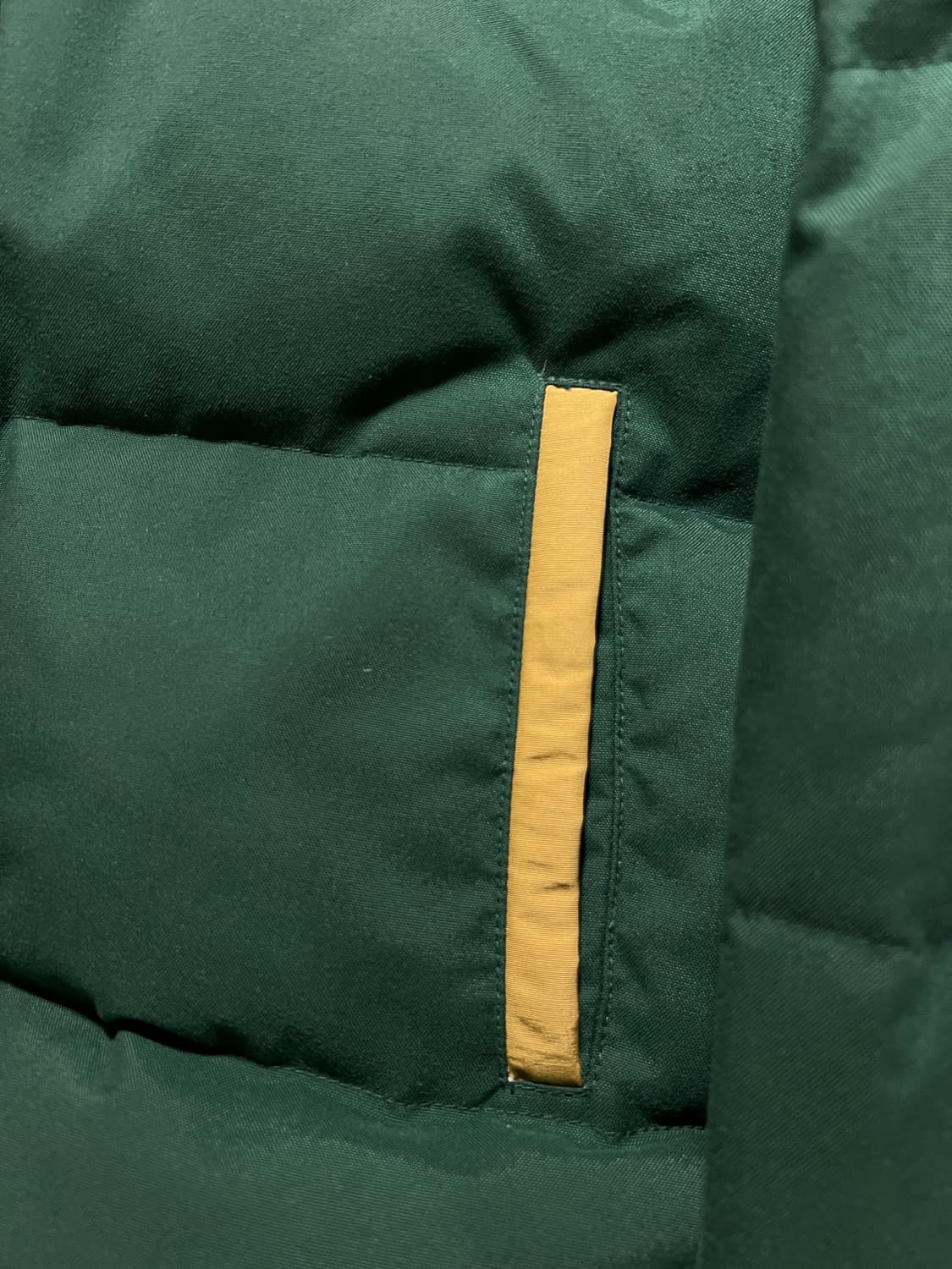 [M]Schott 쇼트 빈티지 그린 요크 다운 자켓 상품이미지4