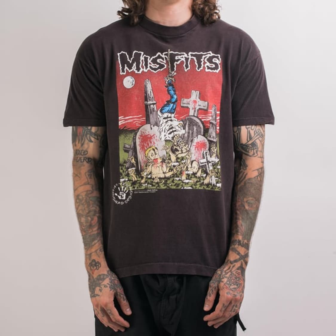 [XL] 90s 미스핏츠 misfits 푸스헤드 빈티지 밴드티 상품이미지9