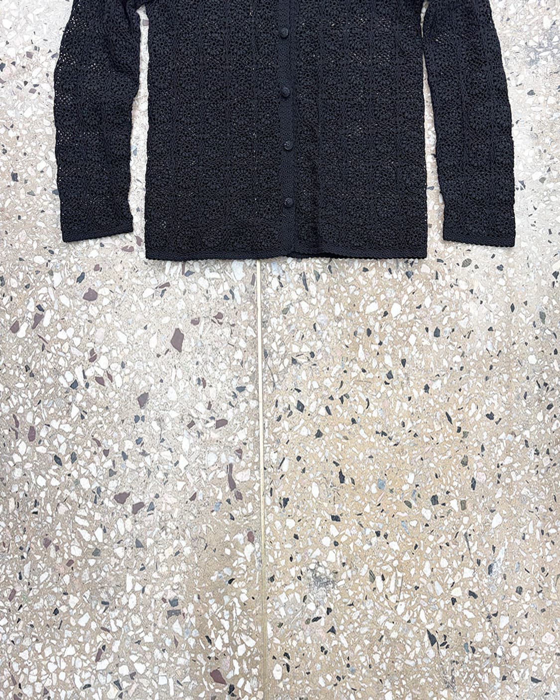 90s 빈티지 핸드 크로쉐 가디건 상품이미지7