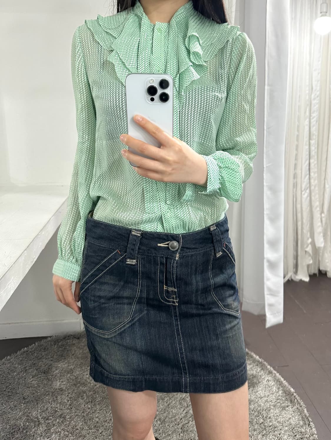 levis denim mini skirt 상품이미지7
