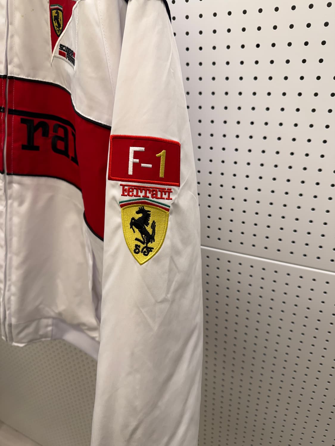 페라리 f1 빈티지 화이트 레이싱 자켓 U1521 상품이미지6