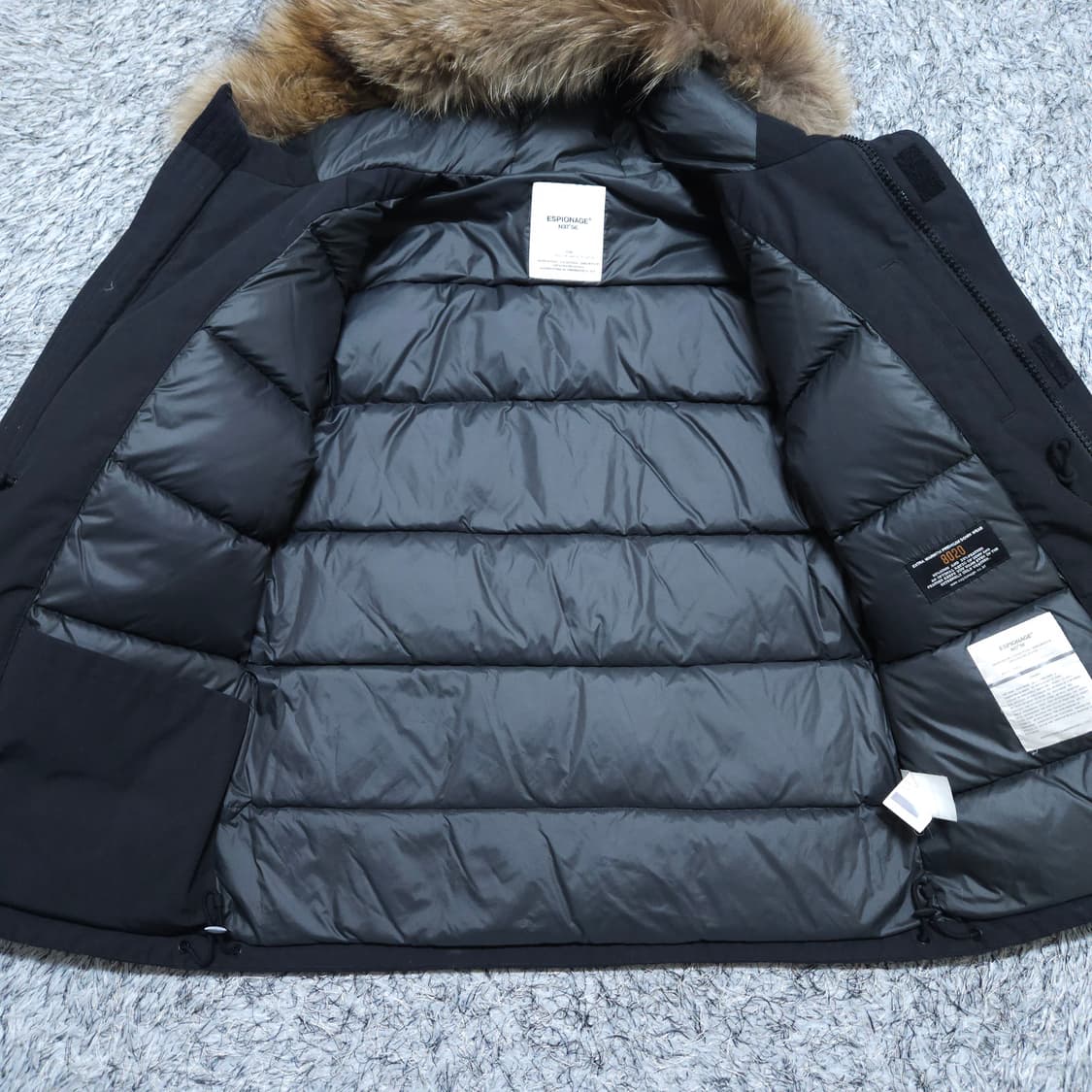 에스피오나지) S 남자 라쿤퍼 오리털패딩 덕다운패딩 / 왕눈이샵 상품이미지6
