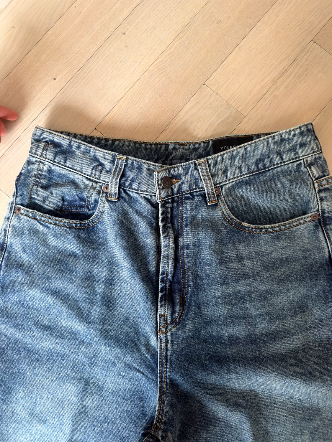 포커페이스 / TEN.CO 루즈 와이드 데님 / 2사이즈 상품이미지6