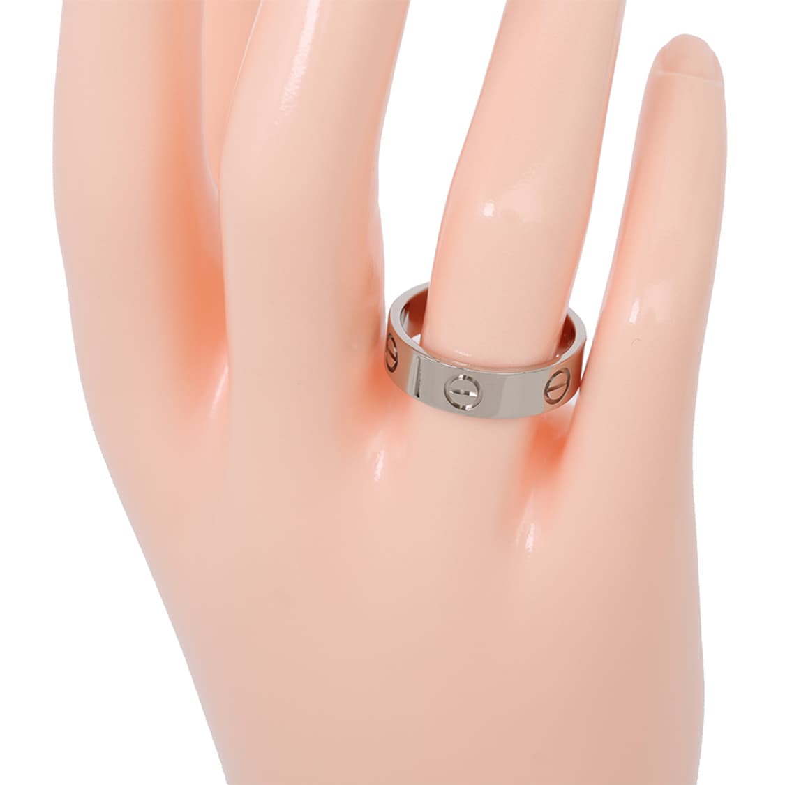 까르띠에 러브링 화이트골드 러브 반지 LOVE 55호 B4084900 상품이미지7