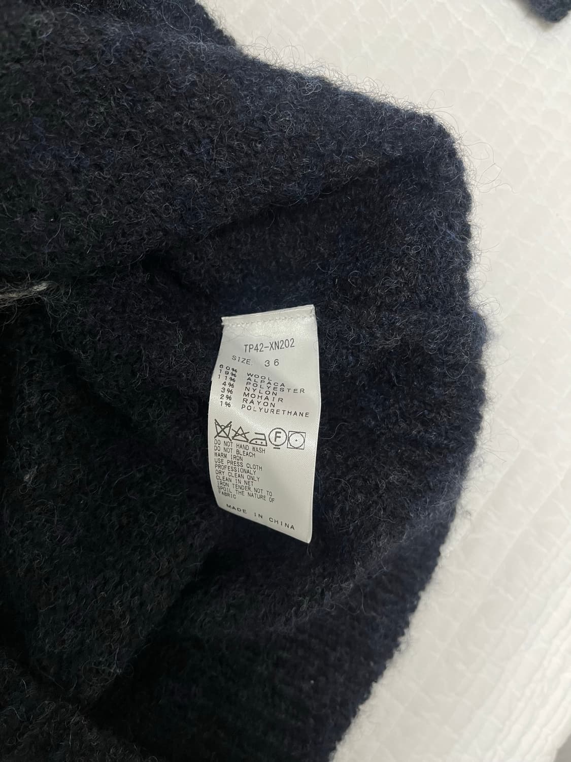 point alpaca sweater 상품이미지5