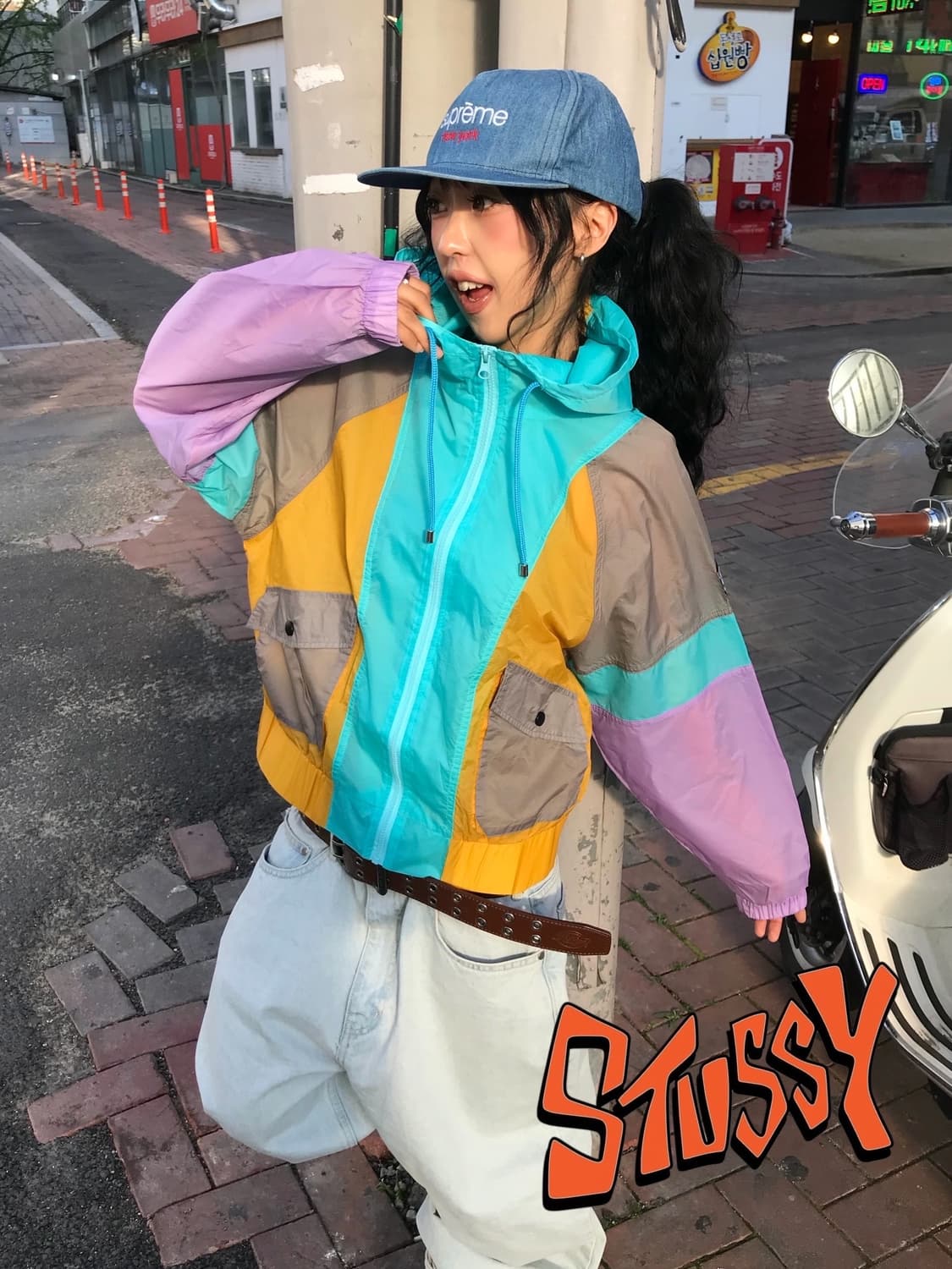 Stussy Color Block Windbreaker JK 상품이미지1