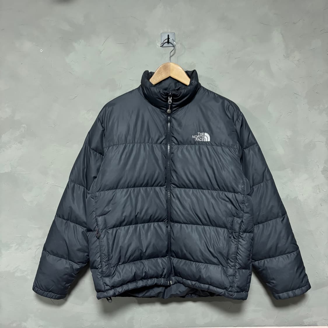 노스페이스 눕시 600 구스다운 경량패딩 회색 그레이 상품이미지1
