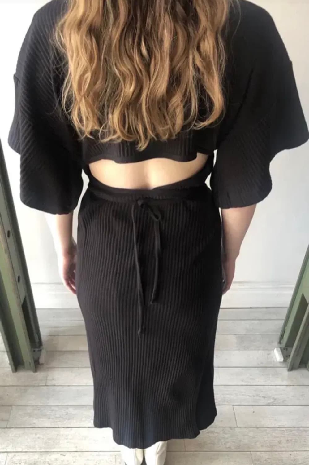 베이스레인지 Baserange Clair Dress  Black/S 상품이미지1