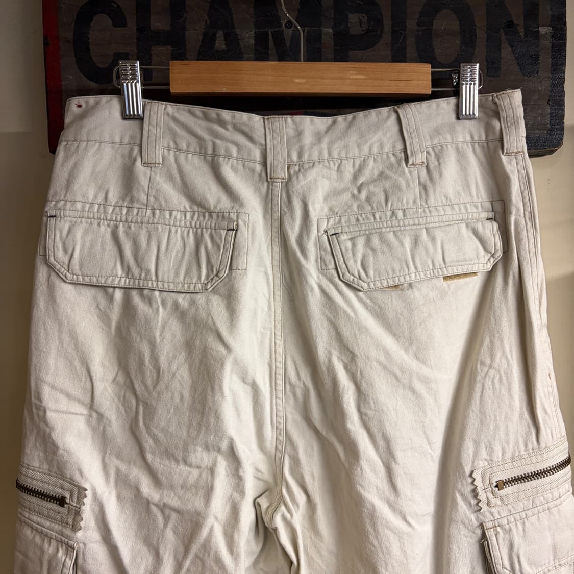 Bugle Boy Cargo Shorts White 33 Size 260 상품이미지7