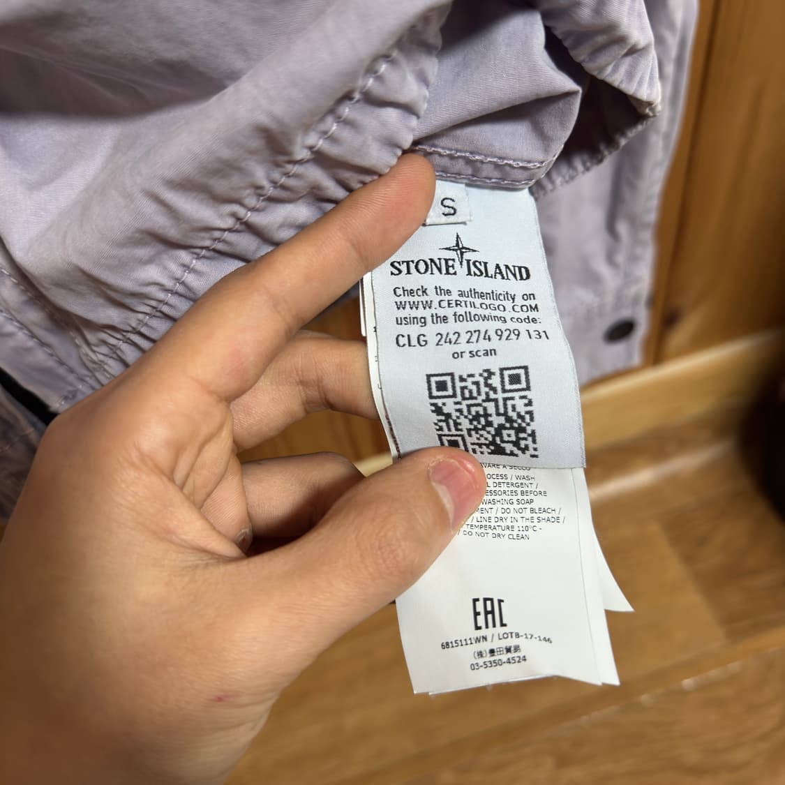 [2XL] 스톤아일랜드 올드이펙트 오버셔츠 자켓 상품이미지2