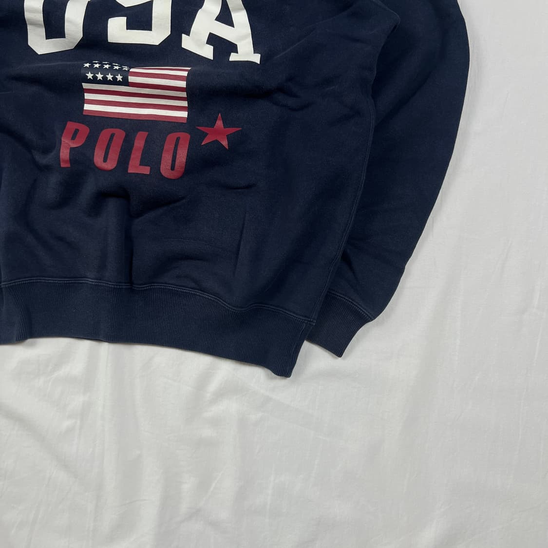 90‘s 폴로랄프로렌 polo 스펠아웃 usa 성조기 맨투맨 상품이미지3