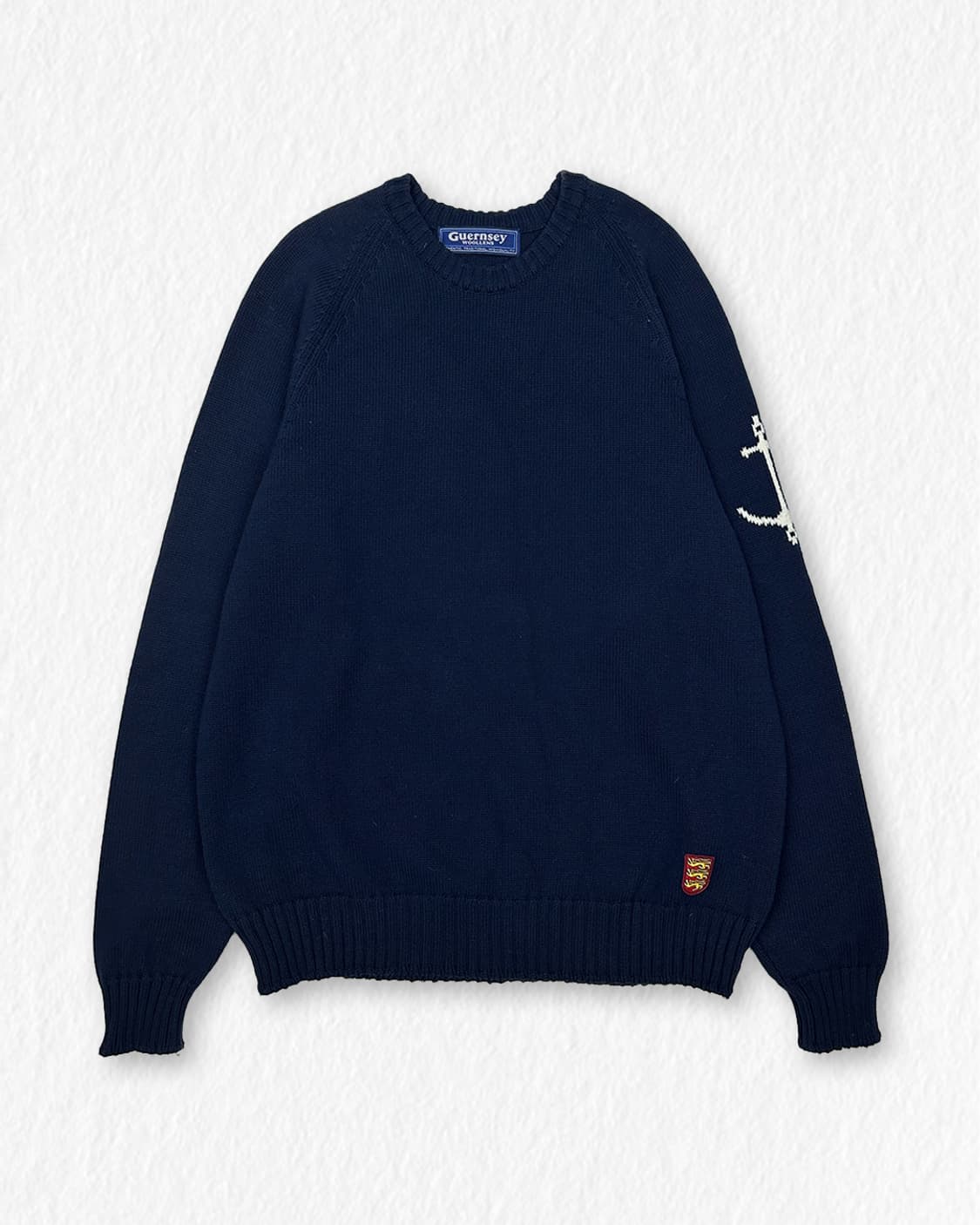 건지울른스 닻 니트 네이비 상품이미지1