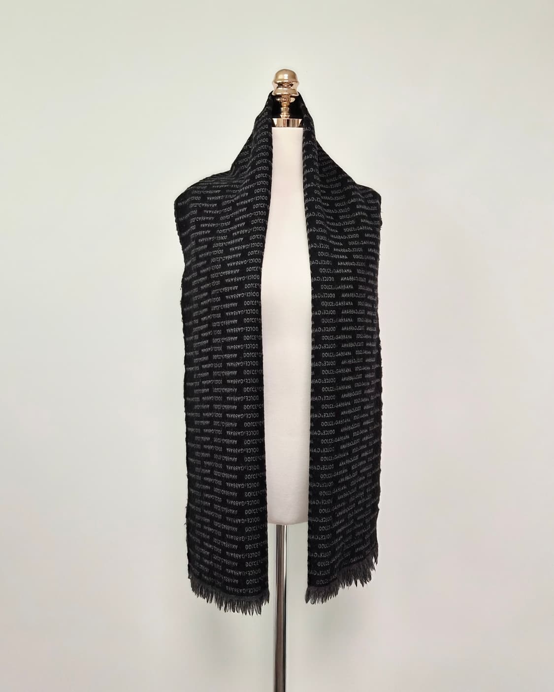 돌체앤가바나 울100 로고플레이 머플러 목도리  상품이미지3