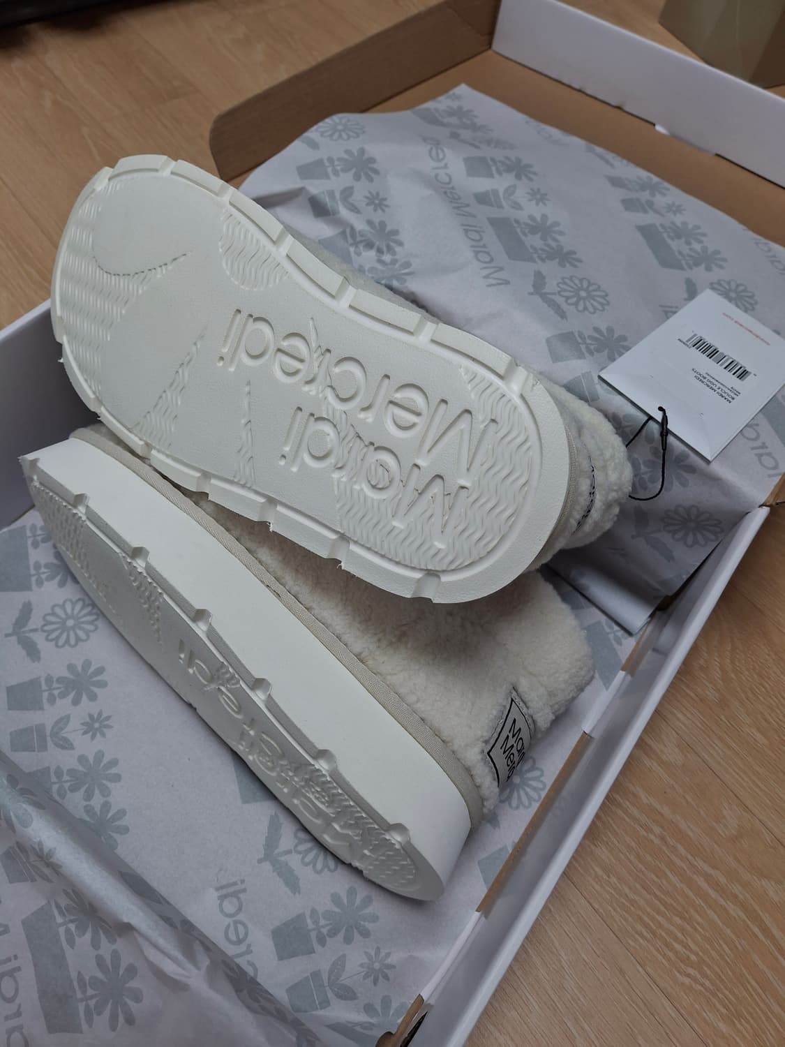 (마지막특가) 마르디 부츠 화이트 250 (새상품) 상품이미지5