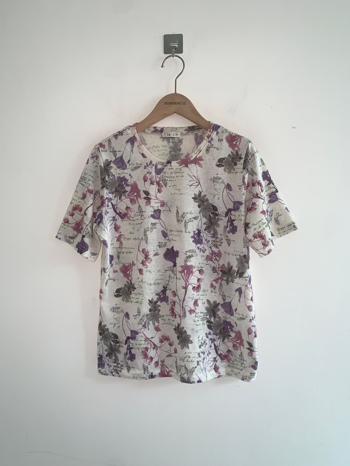 Flower short sleeve t 상품이미지1