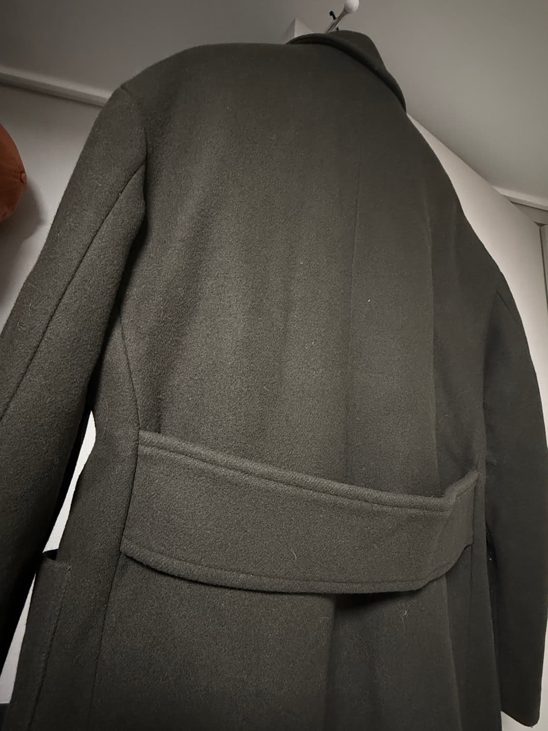 벨리에 울코트 카키 하프코트L 상품이미지5