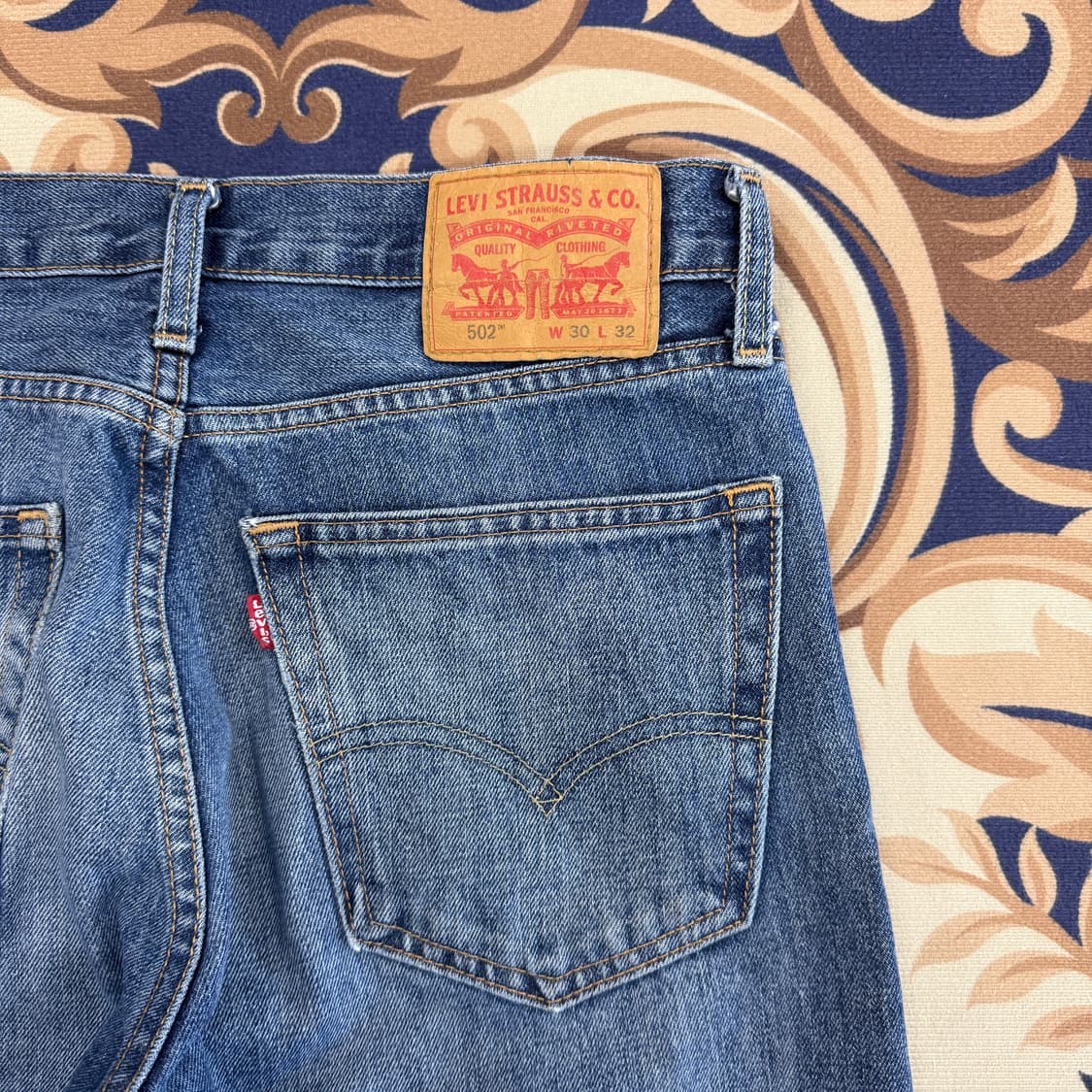 (30)리바이스 Levis 502 워싱 데님팬츠 상품이미지2