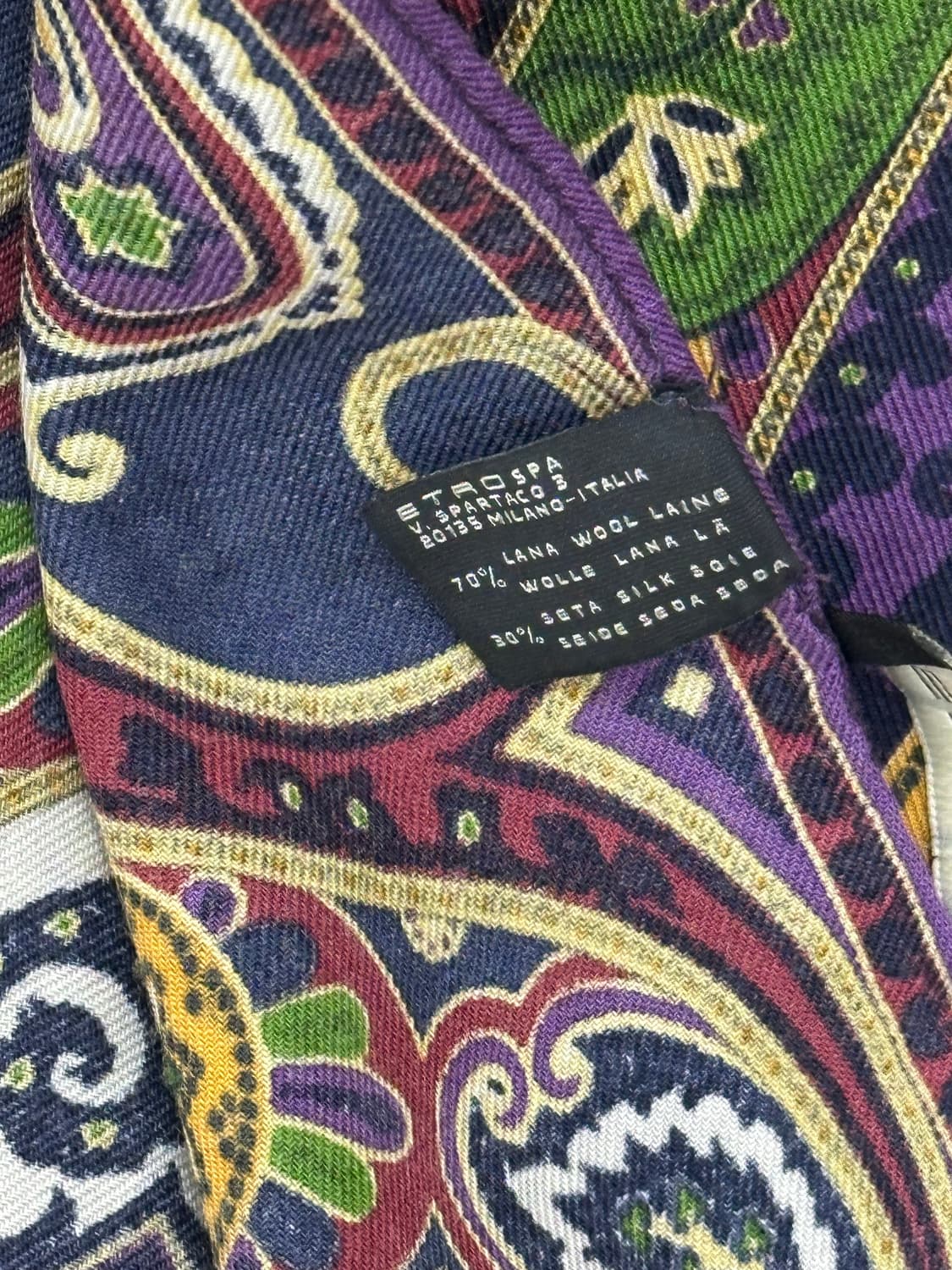 에트로 울 실크 머플러 상품이미지10