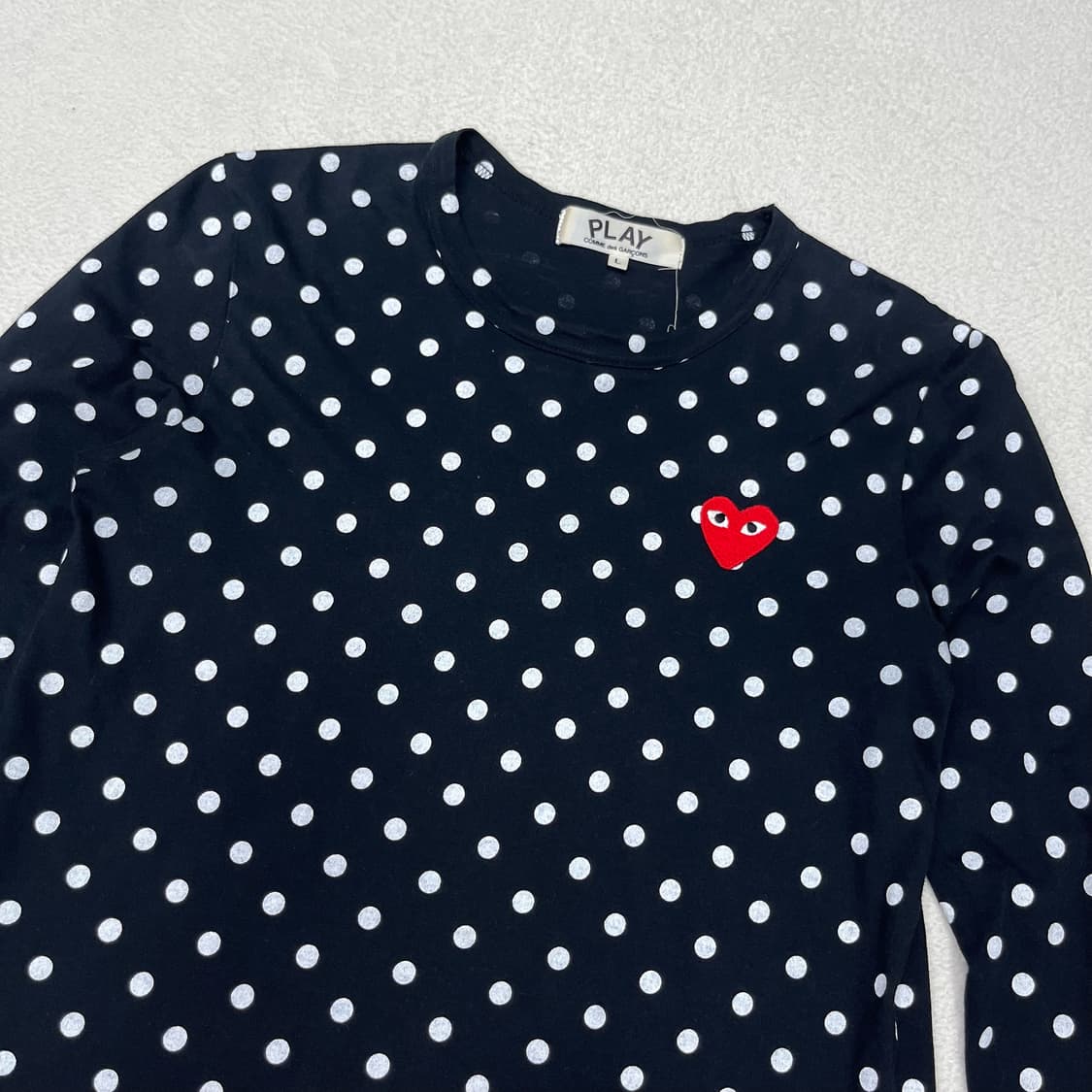Comme des garcons black dot long sleeves 상품이미지5