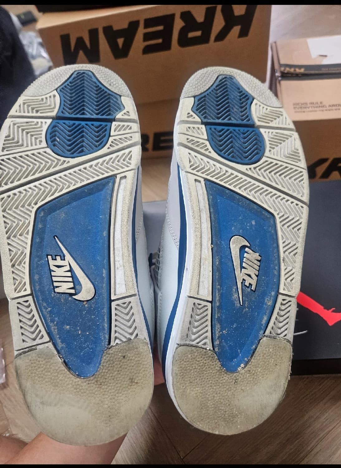 나이키 조던4 레트로 인더스트리얼 블루 280 상품이미지6