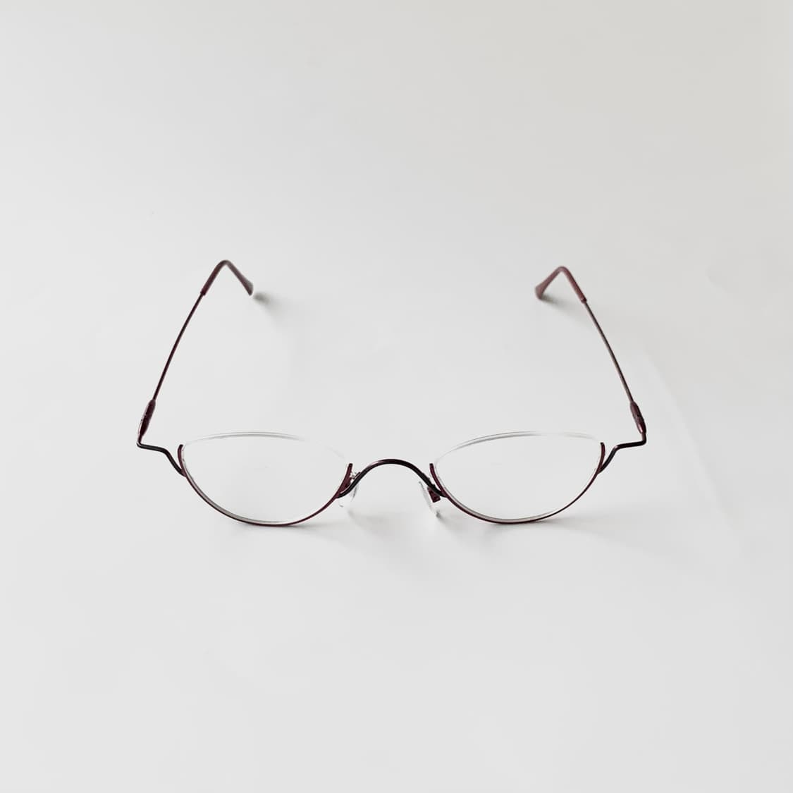 885 데드스탁 빈티지안경 역반무테 초경량 미니멀 긴다리 픽키 상품이미지2