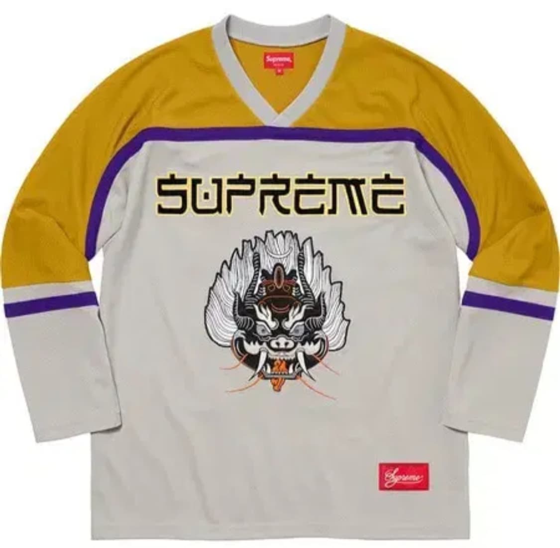 슈프림 데몬 하키 져지 그레이 m 상품이미지1