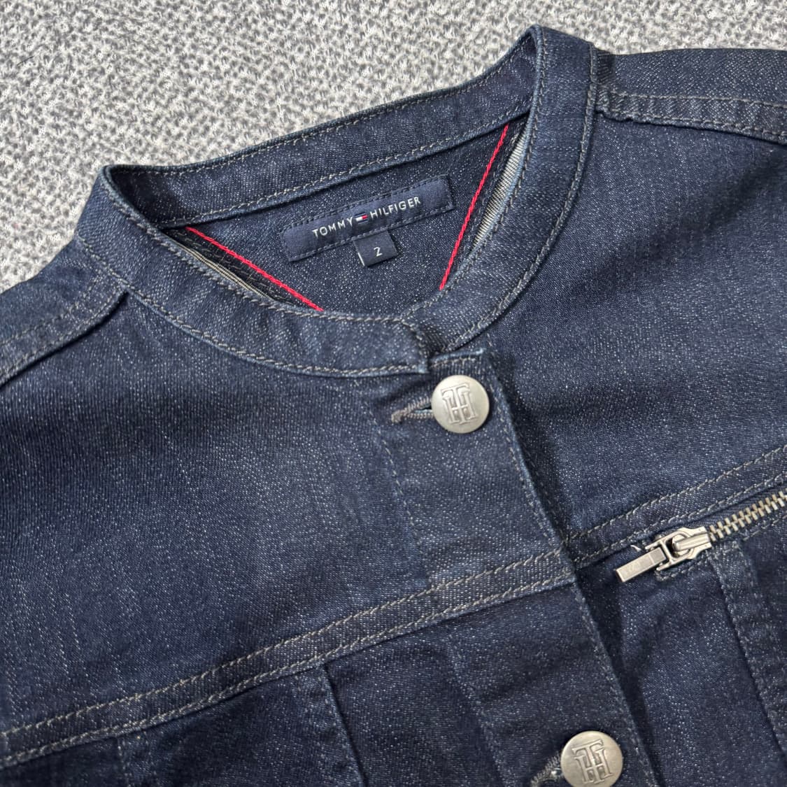 타미힐피거 슬림핏 데님 자켓 상품이미지3