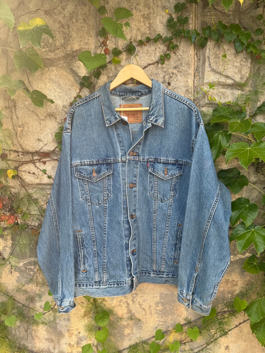 90s levis 리바이스 3rd usa made 데님 트러커 자켓 xl 상품이미지1
